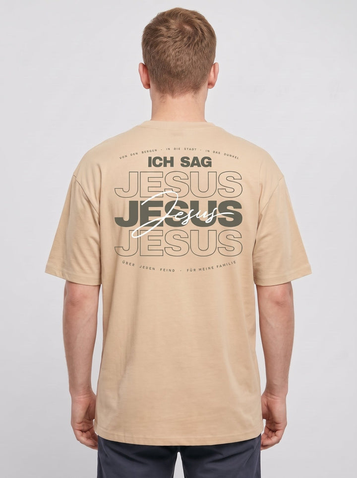 Ich sag Jesus | Oversized T-Shirt Unisex | Newsound Worship