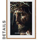 Detailansicht des Posters: Jesus mit Dornenkrone in Nahaufnahme