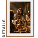 Detailansicht des Posters: Jesus mit dem Kelch beim Abendmahl