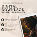 Digitaler Download in 300 dpi zum Selbstdrucken: Jesus im Garten Gethsemane im Abendlicht