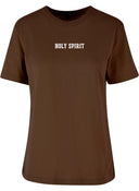 Braunes Holy Spirit Damenshirt, Vorderseite