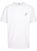 Weißes Olivetree Herrenshirt, Vorderseite mit kleinem Olivenzweig