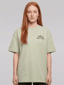 Berg des Herrn Oversize Shirt Frauen, Model dreht sich: vorne, Seite, hinten