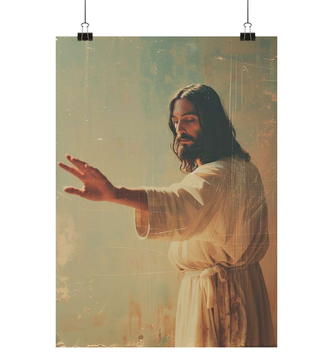 Jesus stretches his Arm