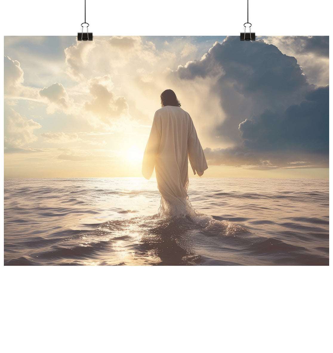 Jesus walking on water