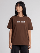 Holy Spirit Oversized T-Shirt Frauen, Model dreht sich: vorne, Seite, hinten